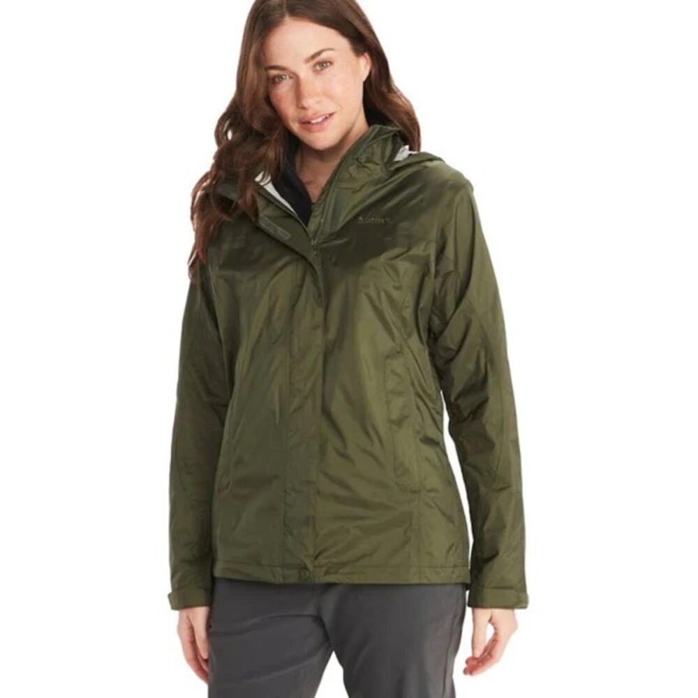 NWT Marmot Women’s PreCip Eco Rain Jacket S Nori Waterproof Ultralight $120 - Picture 2 of 13